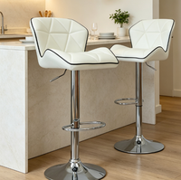Chaise de bar commerciale pour hôtel, restaurant, mobilier de salle à manger, hauteur réglable, design pivotant, tabouret de bar pivotant pour cuisine