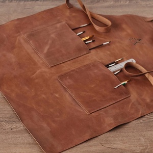Delantal de Cuero Auténtico Personalizado para Carnicero, Delantal de Cuero para Trabajos Artesanales - Product Image 4