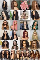 Peluca con malla frontal de cabello brasileño, peluca de cabello humano real Remy virgen 100%, Peluca de Bob de onda de agua corta, onda natural brasileña