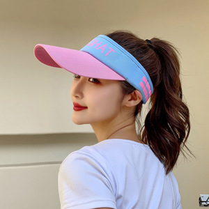 KMQHAT Sports Visor Cap Breathable Sun Protection Wide Brim <b>Summer</b> Outdoor Golf <b>Hat</b> for Men Women - Product Image 2