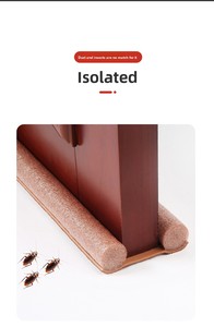 Door Bottom Weather Strip Soundproof Draft Blocker - Product Image 2