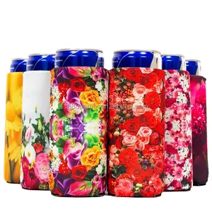 AOMEI Custom Logo Neoprene Sublimation 12oz Beer Can Cozies Kozy Insulated Blank Can Coolers Regular Slim Cans