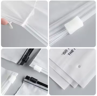 Sacs biodégradables personnalisés à fermeture éclair avec logo Emballage de gousset latéral étanche à l'humidité pour T-shirts, maillots de bain, chaussures