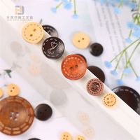 Bouton en bois imprimé boutons d'enfants en bois gravés au laser pour l'artisanat faisant et cousant le fournisseur de machine de projet