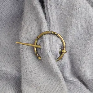 Nuovo vyking spilla spilla in lega a goccia di olio Retro Pin Micro sigillo distintivi in metallo logo personalizzato