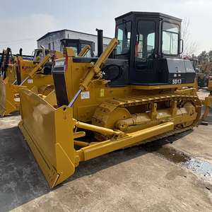 Motoniveladora Shantui SD13 13T Usada con Motor Cummins y Bomba, Probada en Climas Polvorientos y Cálidos para Proyectos de Carreteras en el Desierto - Product Image 3