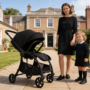 Poussette bébé 3 en 1 de <span class=keywords><strong>luxe</strong></span> OEM LNB, légère (6,8 kg), <span class=keywords><strong>360</strong></span>° °   Roue pivotante pliable pour 0-3 ans EN1888-<span class=keywords><strong>2</strong></span> CCC - Product Image 1