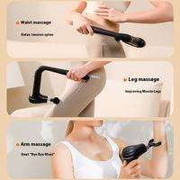 Pistolet de massage à percussion détachable pour les coudes, avec poignée allongée, pour massage profond des tissus, idéal pour le dos, le cou et les épaules difficiles d'accès, pour usage personnel.