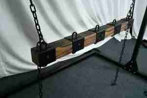Cadre de suspension SM, menottes esclaves, fixation, entraînement, outil sexuel pour esclaves, fétiche des pieds, colonne unique, entraves lourdes, équipement de bondage - Product Image 5