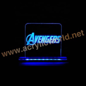 Soporte de Acrílico Personalizable para Letreros LED con Paneles Intercambiables, Exhibidor Luminoso para Tiendas y Exposiciones - Product Image 6