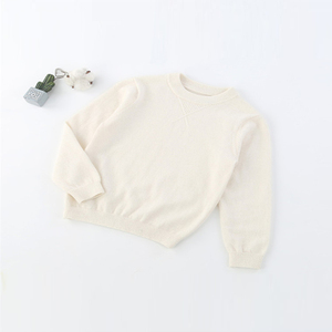 Suéter de cachemir de punto personalizado con cuello redondo para niño, Jersey superventas del IMF - Product Image 2