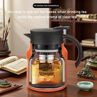 Pot à café à double paroi avec embouteilleur d'eau isolé de 33oz de couleur personnalisée avec poignée théière sous vide à la mode pour le bureau
