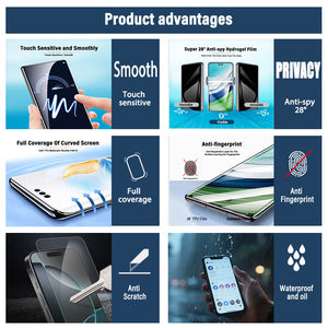 Protector <span class=keywords><strong>de</strong></span> Pantalla Antiespía, Lámina <span class=keywords><strong>de</strong></span> Privacidad, Películas <span class=keywords><strong>para</strong></span> <span class=keywords><strong>Celular</strong></span>, <span class=keywords><strong>Mica</strong></span> <span class=keywords><strong>Hidrogel</strong></span>, Privacidad - Product Image 2
