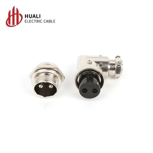 Aviation 16M Socket DF16 GX16-3 Right Angle Elbow D 90 Derajat <span class=keywords><strong>Adaptor</strong></span> Otomotif Perak - Product Image 4