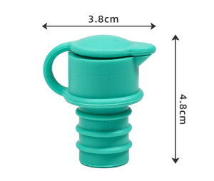 Hot-selling Silicone <b>Wine</b> Bottle Stopper with Vacuum Seal for Red <b>Wine</b> Preservation Multi-functional Sustainable Party Use - Product Image 2