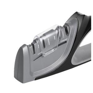 Afilador de cuchillos Acmind de cuatro ranuras, 8.5 pulgadas, manual, multi-grano, herramienta de cocina para cuchillos estándar y asiáticos - Product Image 4