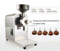 Moulin à café électrique semi-automatique en acier inoxydable pour usage domestique, capacité 30kg-40kg, broyeur commercial plus automatique, en vente