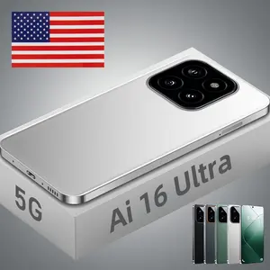 America Hot Original Clone Ai 16 Ultra Celular Android Smartphone TAYA oem 10-core 16GB+1TB Global Edition Mobile Phone