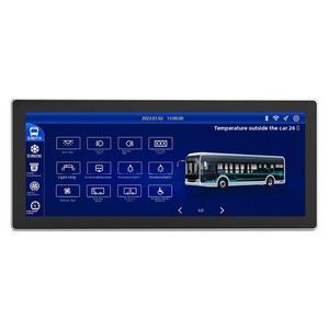 Bus Pantalla de control <span class=keywords><strong>central</strong></span> inteligente Máquina todo en uno Tablero de 12,3 pulgadas Pantalla táctil capacitiva Android Navegación USB - Product Image 1