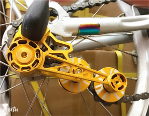 Cuscinetti protettivi per telaio della bicicletta per Brompton staffa inferiore per bici pieghevole adesivo per forcella posteriore BB proteggi il Pad di protezione - Product Image 6