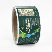 Bouteilles et canettes de cosmétiques à impression étanche personnalisées Emballage de produits de maquillage Autocollants d'étiquette de logo