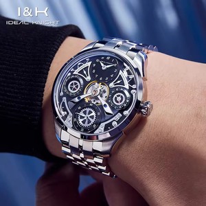 Envío Directo, Reloj Deportivo Mecánico Automático de Alta Calidad para Hombre, Marca de Moda, con Tourbillon, Correa de Acero Inoxidable y Caucho - Product Image 6