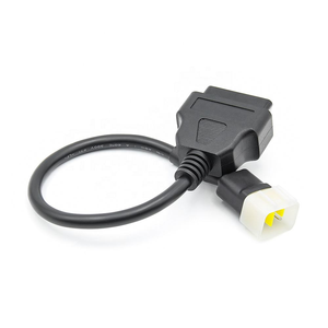 Adaptateur 6 broches vers OBD2 16 broches en gros pour moto <span class=keywords><strong>DELPH</strong></span>, câble adaptateur 6 broches pour moteur <span class=keywords><strong>DELPH</strong></span> - Product Image 5