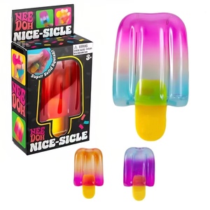 NeeDoh Nice-Sicle Squishy Popsicle Juguete Sensorial Antiestrés Súper Sólido para Niños y Adultos, Alivio de la Ansiedad - Product Image 1