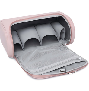 Bolsa de Viaje Plegable Impermeable de PU con Cierre, Moderna y Portátil, con Gancho para Colgar, de Gran Capacidad, para Secador de Pelo Unisex - Product Image 6