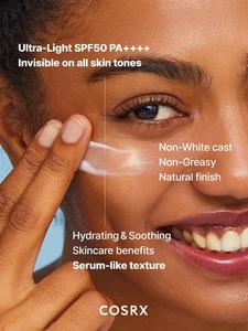 [Pour Afreeca uniquement][COSRX] Crème solaire ultra légère invisible SPF50 PA++++ 50ml pour une protection UV quotidienne avec une finition non collante - Product Image 5