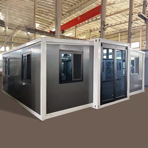 Maison mobile 20/30/40Ft <span class=keywords><strong>Caravane</strong></span> Maisons portables avec 2/<span class=keywords><strong>3</strong></span> <span class=keywords><strong>chambres</strong></span> et cuisine et salle de bain Séparation sèche et humide Salle de douche - Product Image 2