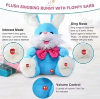 Juego de Peluche de Conejo Montado Personalizado para Bebés con Módulo de Sonido Grabable, Altavoz de Salida Analógica, Entrada de CC para Juguetes y Juegos