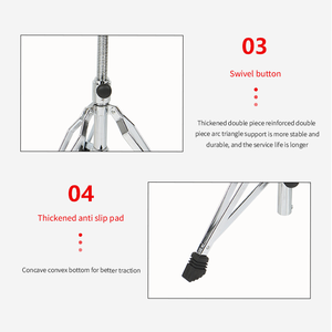 Металлический Тронный стул, музыкальная перкуссия, стеллаж для барабанного стула, аксессуары для музыкальных инструментов, оптовая продажа - Product Image 5