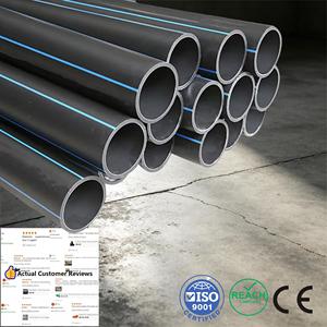 Polyéthylène haute densité PE-100, <span class=keywords><strong>flexible</strong></span>, durable, écologique, anticorrosion, certifié ISO, marque XG, SDR11-SDR26, pour l'<span class=keywords><strong>eau</strong></span> - Product Image 6