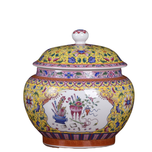 Commercio all'ingrosso di smalto colorato antico vasetti di <span class=keywords><strong>ceramica</strong></span> da fabbriche di <span class=keywords><strong>ceramica</strong></span> medio oriente decorazione per la casa ornamenti in porcellana - Product Image 6