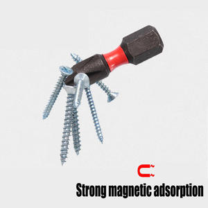 مثقاب مغناطيسي ذو رأس مربع من Phillips طراز S2 ودرجة صناعية 25 مم مثقاب ثقب بشكل مضلع مزود بحلقة حمراء اللون - Product Image 4