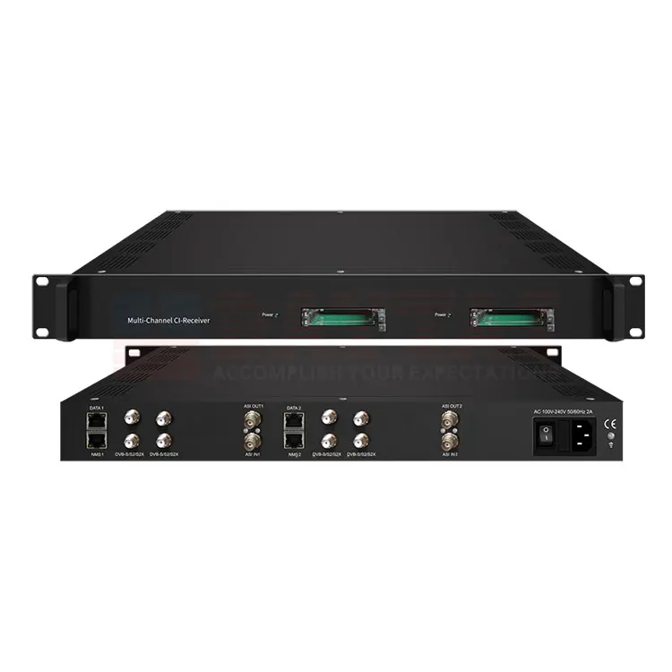 Digital Cable TV Headend IRD 8Way Multi-Channel Integrated Receiver <strong>Decoder</strong> Satellite Receiver