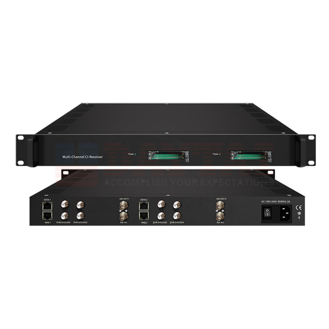 Digital Cable TV Headend IRD 8Way Multi-Channel Integrated Receiver Decoder Satellite Receiver