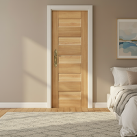 Protection d'angle anti-collision de style moderne, porte intérieure en bois, surface finie, largement utilisée dans les chambres à coucher et les écoles
