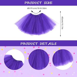 <span class=keywords><strong>Jupe</strong></span> Tutu pour adulte <span class=keywords><strong>Jupe</strong></span> Tutus fantaisie pour <span class=keywords><strong>femme</strong></span> 3 couches Tutus en <span class=keywords><strong>tulle</strong></span> <span class=keywords><strong>Jupe</strong></span> pour ado - Product Image 2