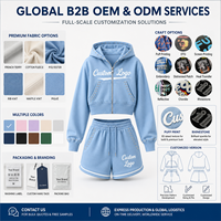 Ensemble 2 pièces décontracté pour femme : sweat à capuche zippé et short jogger au-dessus du genou, coupe ample, idéal pour l'été