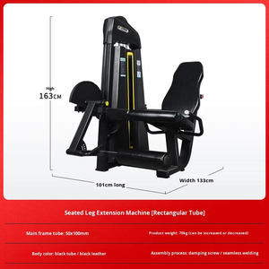 CZFIT Máquina de Extensión de Piernas de Alta Calidad en Oferta, Material de Acero para Fisicoculturismo, Funciones de Entrenamiento y Ejercicio para Gimnasio, Unisex - Product Image 5