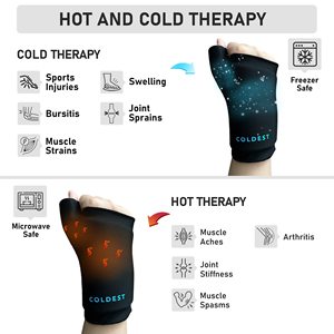 <span class=keywords><strong>Manchon</strong></span> de compression réglable chaud/froid en gel, poche de glace flexible pour le poignet, la cheville, le coude, le <span class=keywords><strong>bras</strong></span>, le soulagement des blessures articulaires et musculaires - Product Image 2