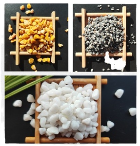 Granito Natural moderno, pequeños guijarros blancos como la nieve, grava de enlace de resina fina para aplicación de parque, materia de piedra Natural - Product Image 3