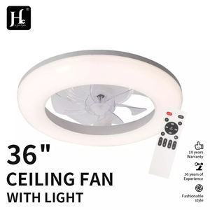 New Full-Spectrum <b>Smart</b> <b>Ceiling</b> <b>Fan</b> Lamp, Modern and Simple Living Room Bedroom , Three-Color Variable Light - Product Image 2
