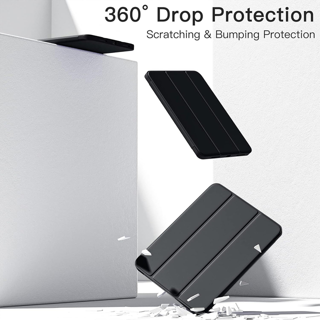 Slim Y Fold Matte PU Leather Soft Shockproof Frosted Honeycomb Heat Dissipation TPU Case for ipad 10th Tablet Protective case