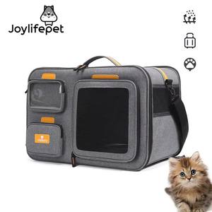 Tavşan Katlanabilir Köpek Sırt Çantası Büyük Kapasiteli Şık Düz Naylon Düğmeli Çevre Dostu Evcil Hayvan Taşıyıcısı Köpekler için Dışarı Çıkarmak İçin Taşınabilir - Product Image 6