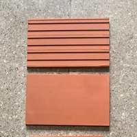 Tuiles carrées en terre cuite rouge pour pavage de jardin décoratif extérieur 400*400