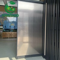 Surface miroir Offre Spéciale panneaux muraux en fibre de charbon de bambou panneau mural en bois métal décoration intérieure
