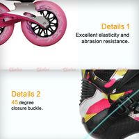 Rouleau à roulettes clignotant pour adolescents, avec sangle élastique haute, meilleur accessoire pour débutants, patins
